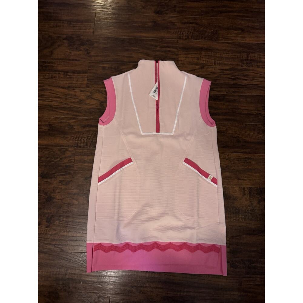 Simply Southern Drew Sleeveless Dress Pink Ribbed Beach Women’s Small